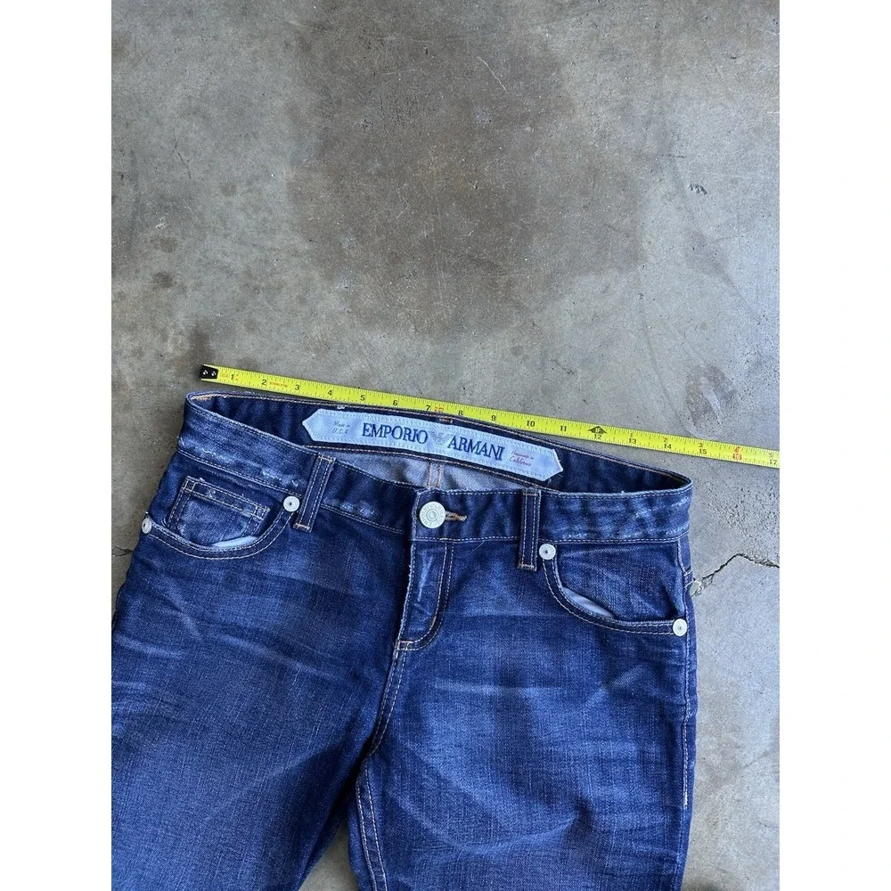Dirty Vintage emporio armani Dark Indigo Slim jeans 30x26